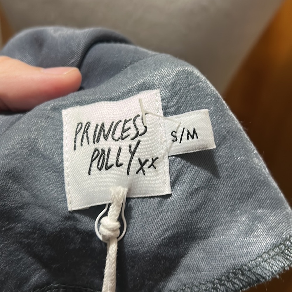 ✨✨NWT Princess Polly Amber Oversized Blazer Grey Lightweight S/M - Picture 6 of 13